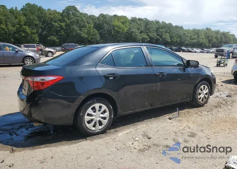 2015 Toyota Corolla L из США, поврежденный, VIN 2T1BURHE6FC326028